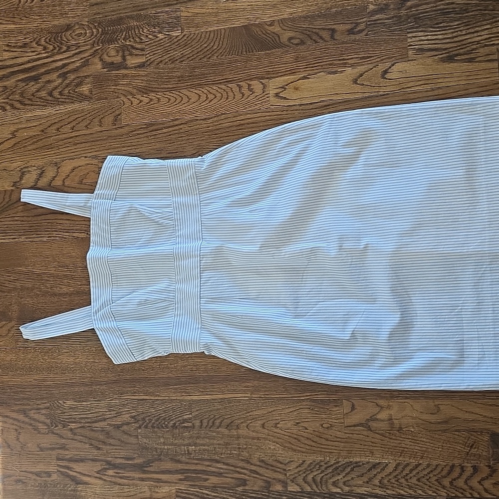 J. Crew Blue and White Striped Dress - Picture 2 of 10